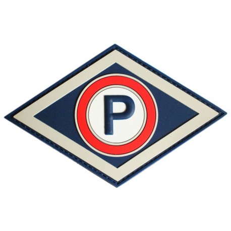 Romb Służba Prewencyjna guma 3D