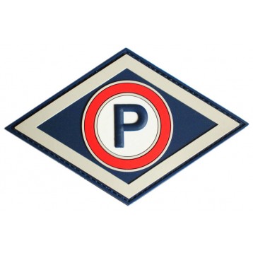 Romb Służba Prewencyjna guma 3D