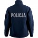Granatowy Softshell z odblaskowym napisem POLICJA. - boczne zamki